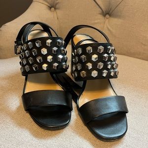 Michael Kors studded strap sandals in Black!